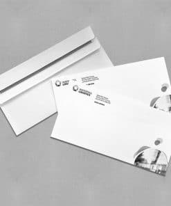 Enveloppes Personnalisées - Impression Noir, une Face